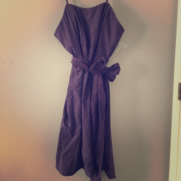 Tevolio Plum Sweetheart Dress - Picture 1 of 4